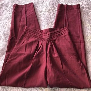 Vintage maroon dress pants